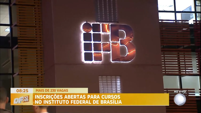 Vídeo: Instituto Federal de Brasília abre inscrições para cursos superiores gratuitos