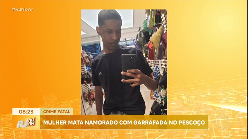 Vídeo: Jovem é morto por namorada após crise de ciúmes no Rio