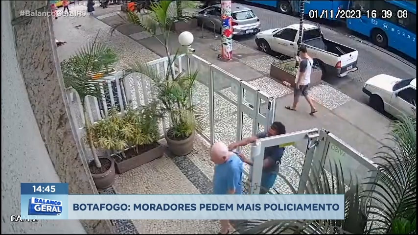 Vídeo: Idoso tem cordão arrancado ao entrar em prédio em Botafogo; moradores pedem policiamento