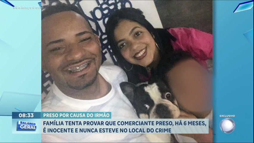Vídeo: Família tenta provar inocência de comerciante preso por causa do irmão