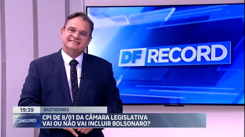 Vídeo: CPI do 8/1 da Câmara Legislativa do DF discute se Jair Bolsonaro será incluído em relatório final