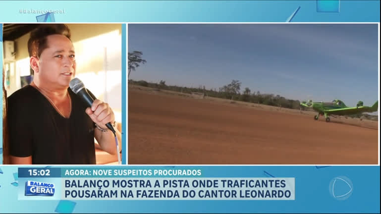 Vídeo: Hora da Venenosa mostra fazenda de Leonardo, onde avião com meia tonelada de drogas pousou sem autorização