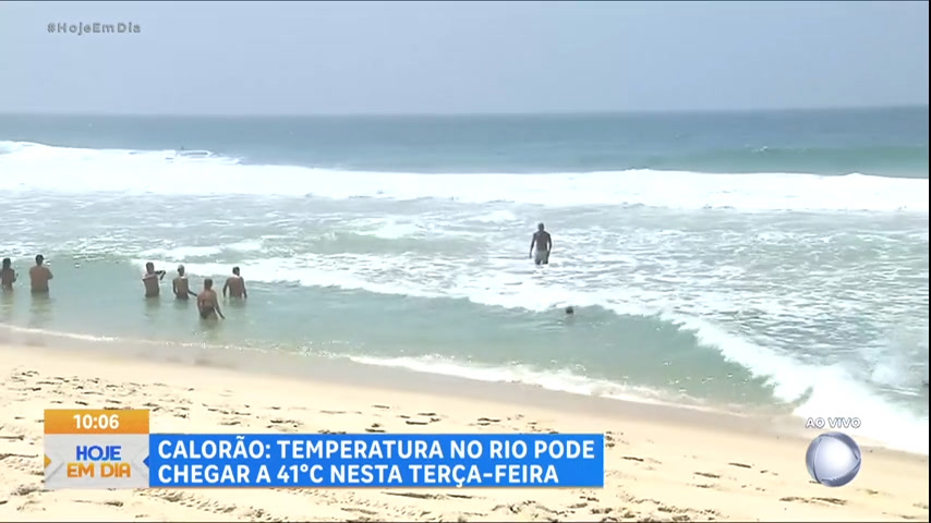 Vídeo: Rio de Janeiro pode ter o dia mais quente do ano na véspera do feriado