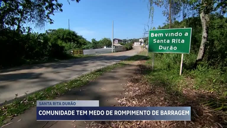 Vídeo: Moradores do distrito de Santa Rita Durão (MG) tentam recuperar tranquilidade após interdição em mina da Vale