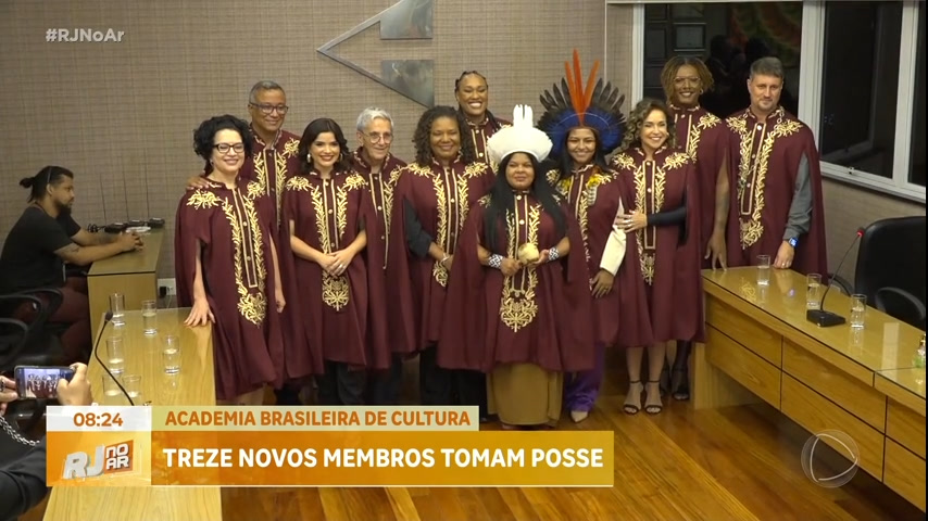 Vídeo: Novos membros da Academia Brasileira de Cultura tomam posse no RJ