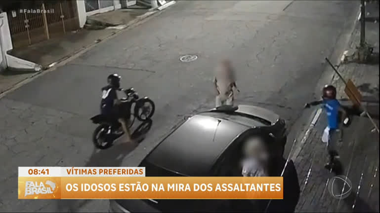 Vídeo: Idosos se tornam alvos de criminosos em São Paulo