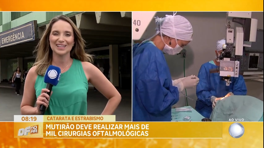 Vídeo: Saúde do DF anuncia mutirão para realização de mais de mil cirurgias oftalmológicas