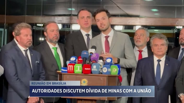 Vídeo: MGR na Política: autoridades se reúnem com presidente do Senado em Brasília para discutir dívida de MG com a União