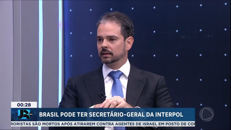 Vídeo: JR Entrevista : Brasil poderá ter secretário-geral da Interpol