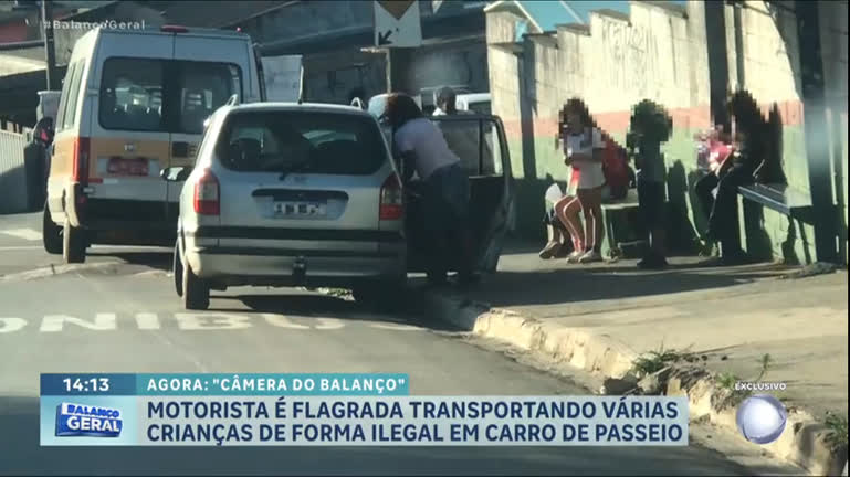 Vídeo: Câmera do Balanço flagra transporte clandestino de alunos no interior de SP