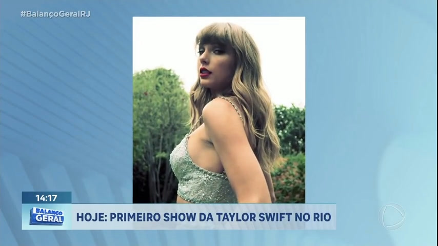 Vídeo: Taylor Swift faz shows no Rio de Janeiro neste final de semana