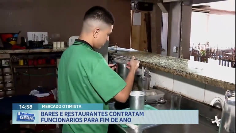Vídeo: Bares e restaurantes do DF vão contratar funcionários para fim do ano