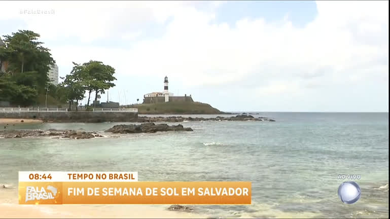 Vídeo: Veja como fica o tempo em várias regiões do Brasil neste sábado (18)
