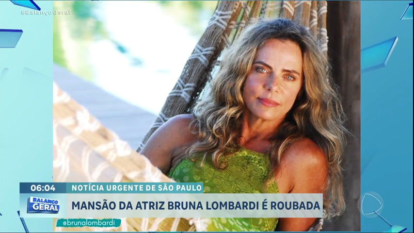 Vídeo: Casa da atriz Bruna Lombardi é invadida por criminosos em SP
