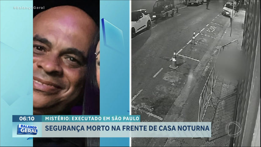 Vídeo: Segurança de casa noturna é morto a tiros na capital paulista