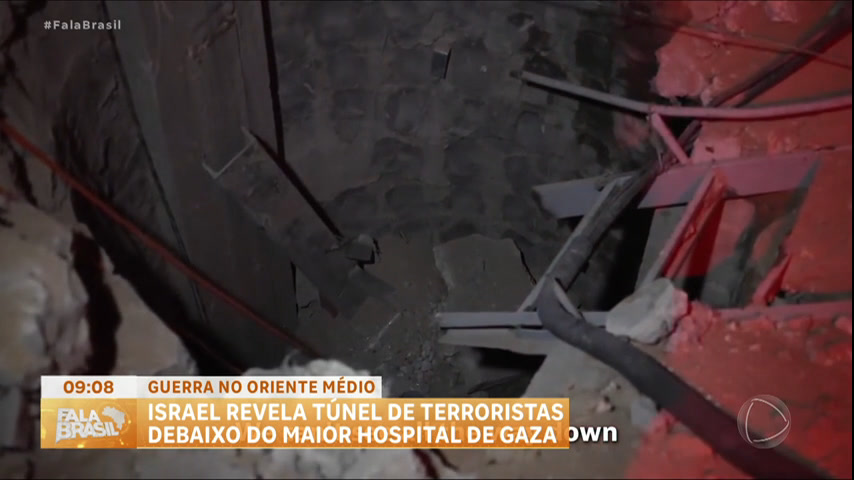 Vídeo: Israel diz ter encontrado túnel construído debaixo do maior hospital de Gaza