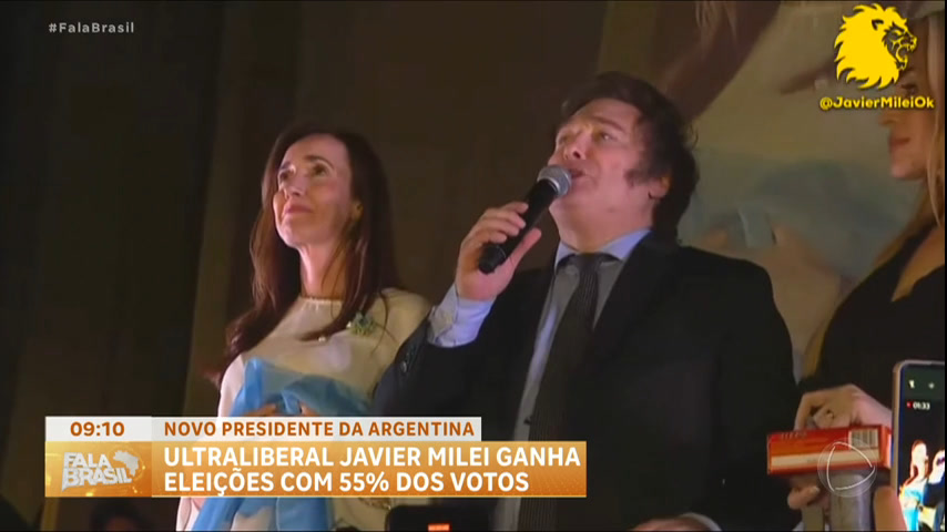 Vídeo: Javier Milei é eleito presidente da Argentina
