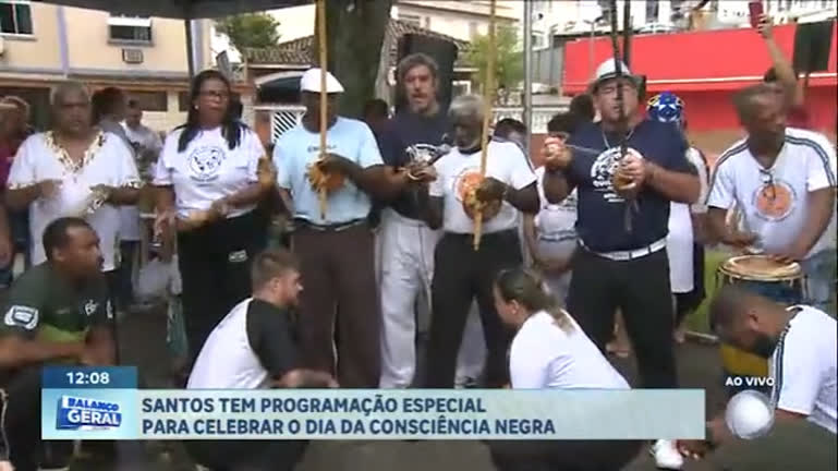 Vídeo: Santos tem programação especial no Dia da Consciência Negra