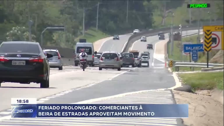 Vídeo: Movimento intenso nas rodovias