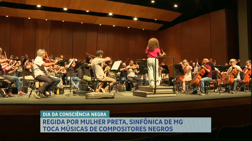 Vídeo: Orquestra Sinfônica de Minas Gerais faz concerto em homenagem ao Dia da Consciência Negra