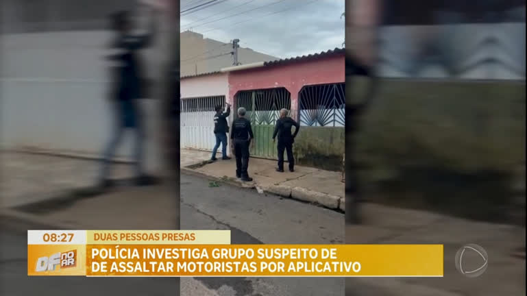 Vídeo: Polícia investiga grupo suspeito de assaltar motoristas por aplicativo