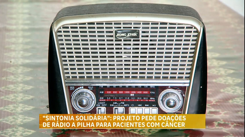 Vídeo: Casa de apoio à pacientes com câncer recolhe rádios para assistidos do projeto