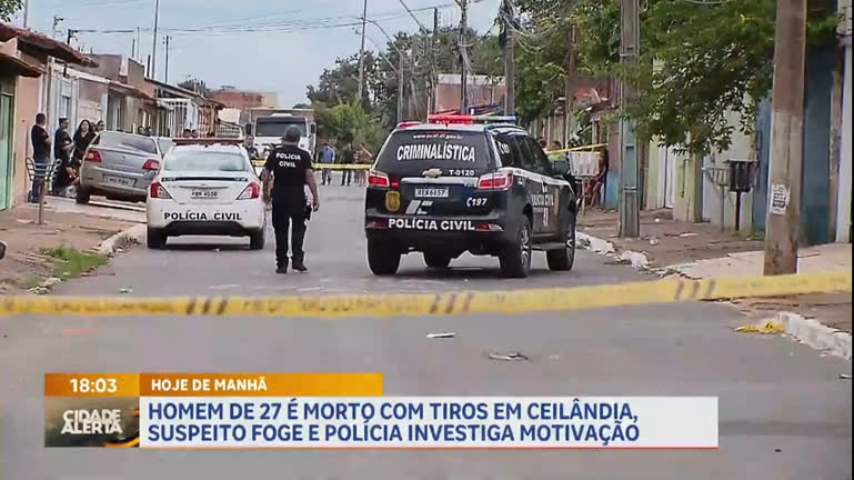 Vídeo: Polícia investiga motivação de homicídio em Ceilândia