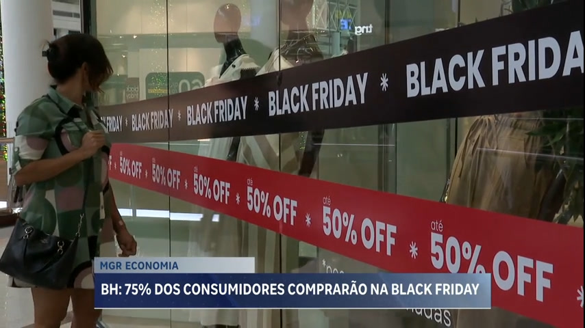 Vídeo: MGR Economia: mais de 70% dos consumidores devem ir às compras na Black Friday em BH