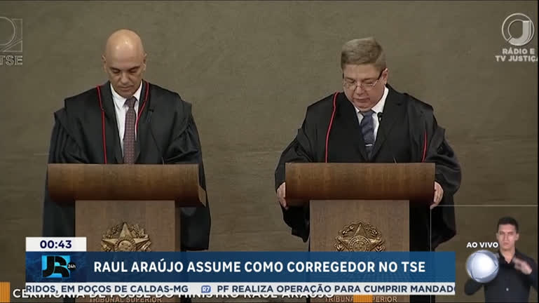 Vídeo: Raul Araújo assume cargo de corregedor-geral do TSE