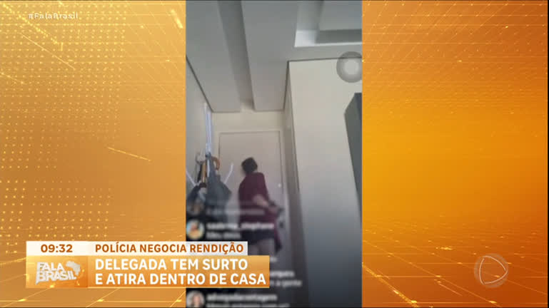 Vídeo: Delegada faz disparos com arma de fogo dentro do próprio apartamento