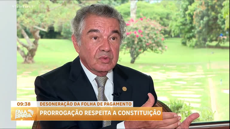 Vídeo: Marco Aurélio Mello defende continuidade da desoneração da folha de pagamento