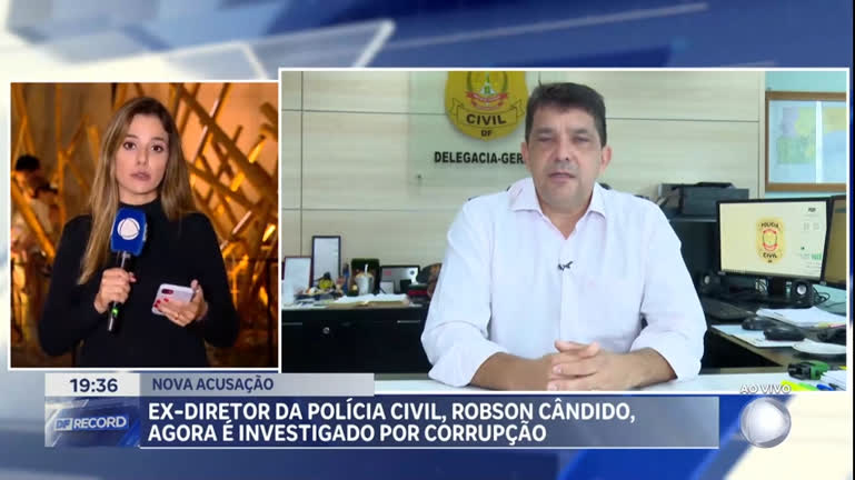 Vídeo: Ex-diretor da PCDF, Robson Cândido é investigado por corrupção