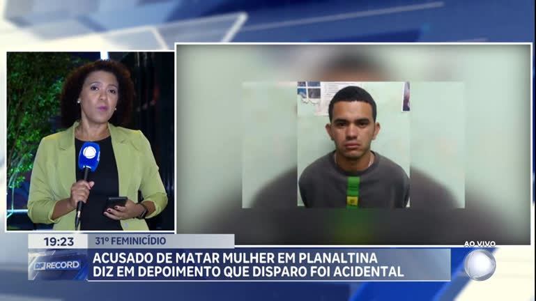 Vídeo: Suspeito de matar Sofia Queiroz em Planaltina (DF) diz que morte de companheira foi um acidente