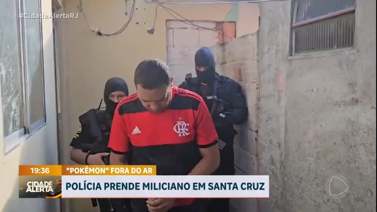 Vídeo: Miliciano conhecido como "Pokémon" é preso em Santa Cruz (RJ)