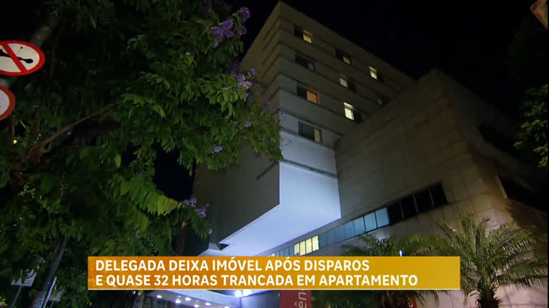 Vídeo: Delegada deixa apartamento após quase 32 horas trancada no imóvel