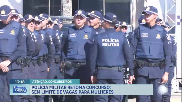 Vídeo: Polícia Militar do DF retoma concurso sem limite de vagas para mulheres