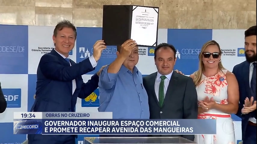 Vídeo: Ibaneis Rocha inaugura espaço comercial no Cruzeiro
