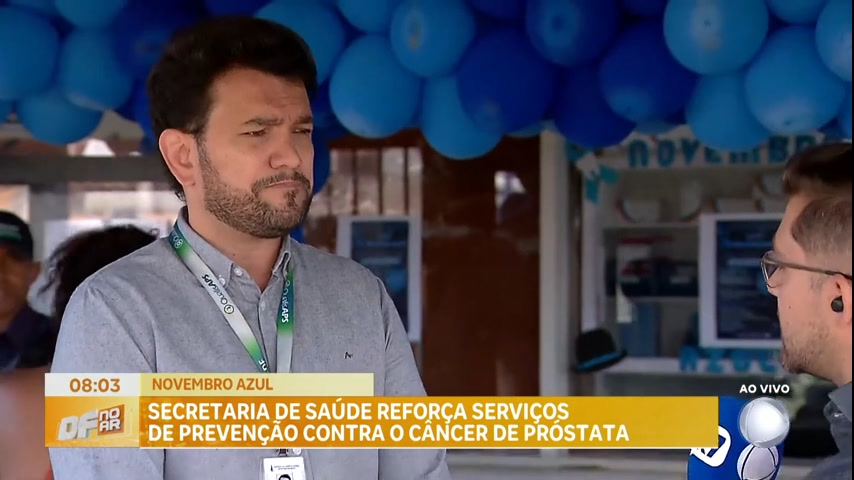 Vídeo: Rede pública de saúde do DF reforça serviços de prevenção do câncer de próstata