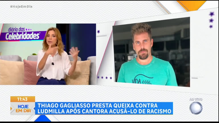 Vídeo: Thiago Gagliasso presta queixa contra Ludmilla após ser acusado de racismo