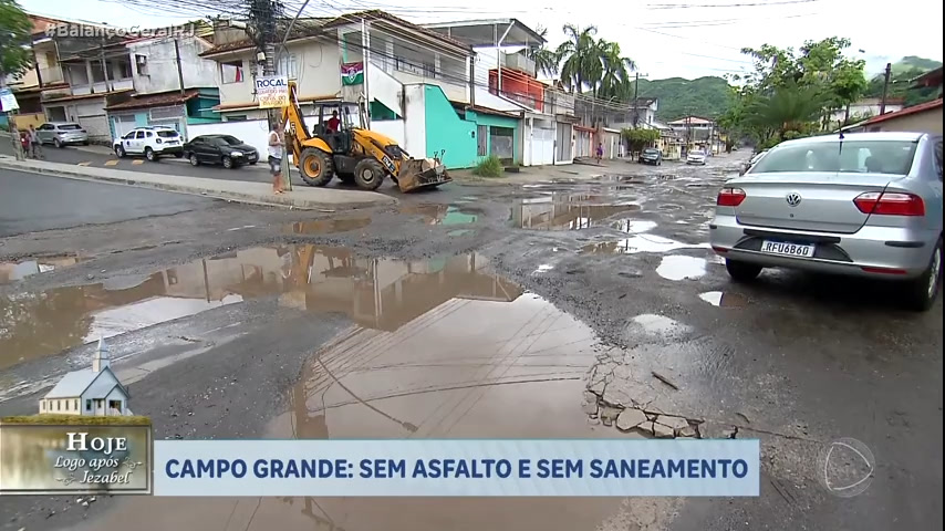 Vídeo: Moradores de Campo Grande reclamam de descaso em rua da zona oeste do Rio