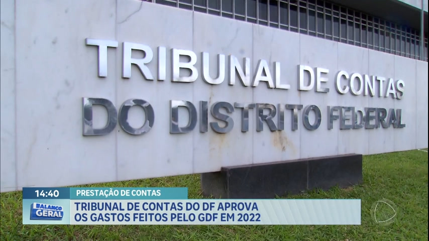 Vídeo: Tribunal de Contas do Distrito Federal aprova gastos feitos pelo GDF em 2022