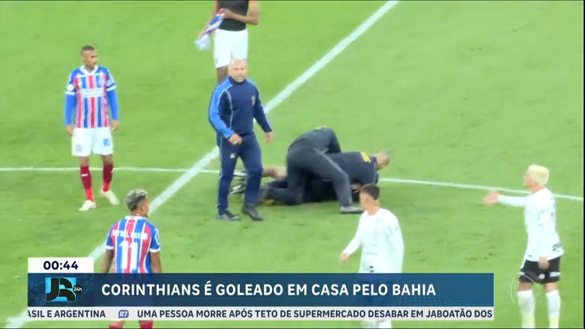 Vídeo: Corinthians é goleado em casa pelo Bahia e complica situação no Brasileiro