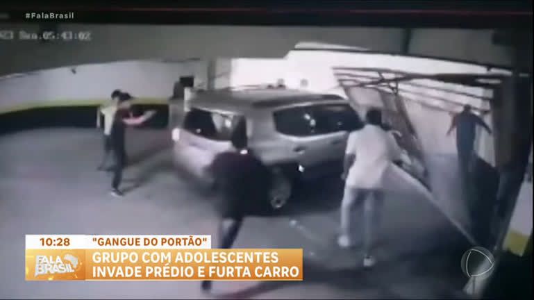 Vídeo: "Gangue do portão" ataca condomínio em São Paulo