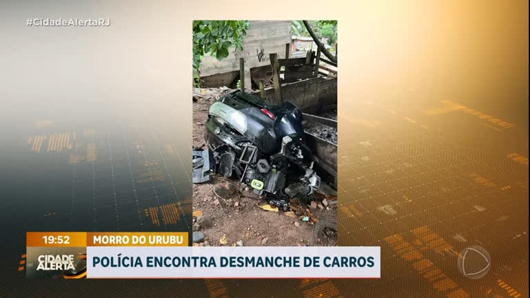 Vídeo: Policia encontra desmanche de carros roubado durante operação na zona norte do Rio