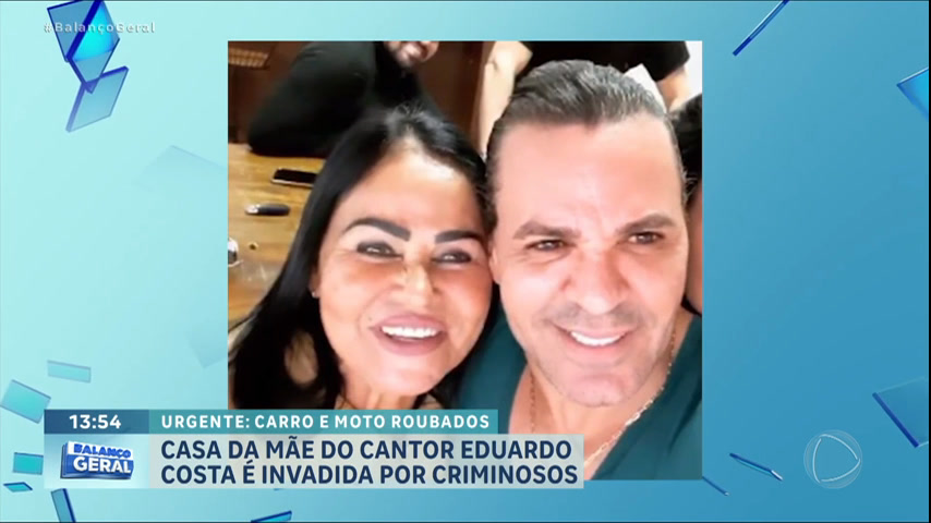 Vídeo: Casa da mãe de Eduardo Costa é invadida por criminosos em MG