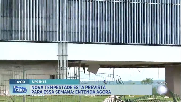 Vídeo: Brasília calcula prejuízos após o temporal e a previsão é de mais chuva