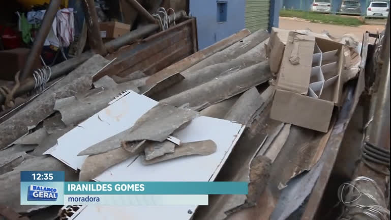 Vídeo: Moradores de Sol Nascente e Cidade Estrutural têm casas destruídas após forte chuva
