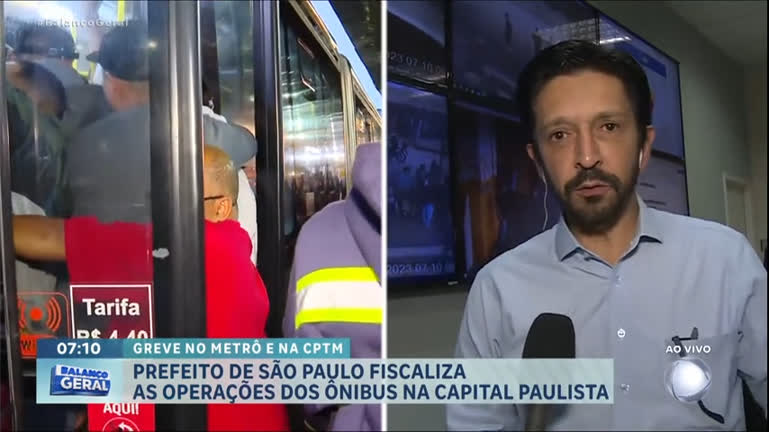 Vídeo: Ricardo Nunes ataca grevistas e diz que paralisação no metrô e CPTM é política