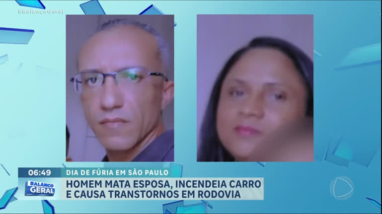 Vídeo: Mulher teria descoberto traição antes de ser morta pelo marido em SP