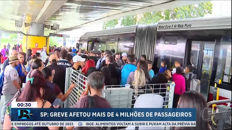 Vídeo: Greve do Metrô em SP afetou mais de 4 milhões de passageiros